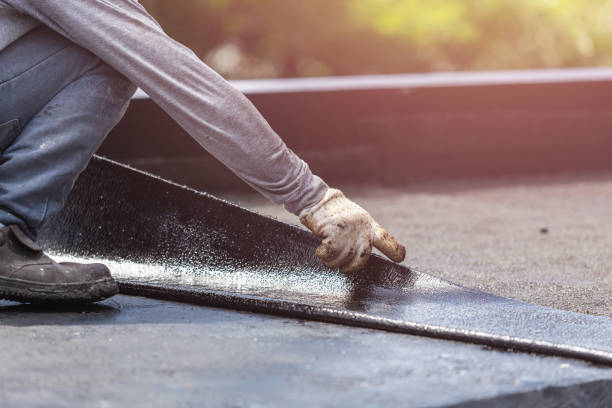Professional Crawl Space Encapsulation technician working in McFarland, WI